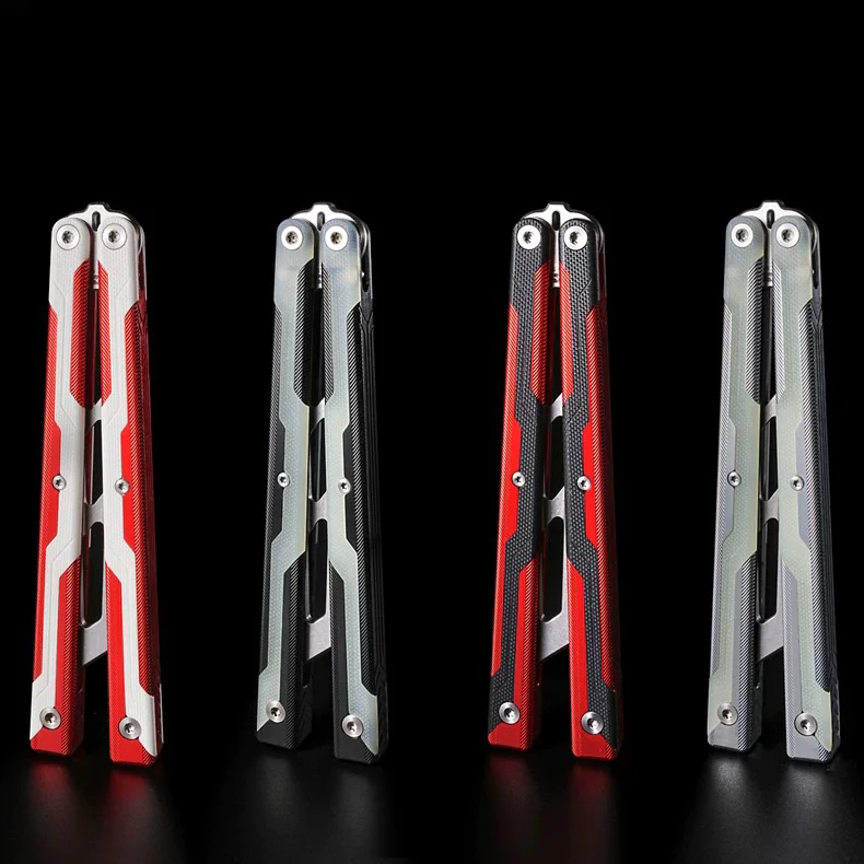 ARMED SHARK Ajax Balisong Trainer 7075 Aluminum +G10 Handle - Image 11