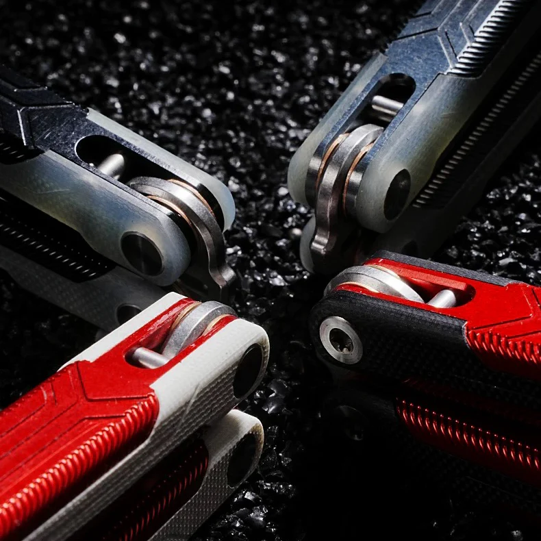 ARMED SHARK Ajax Balisong Trainer 7075 Aluminum +G10 Handle - Image 12