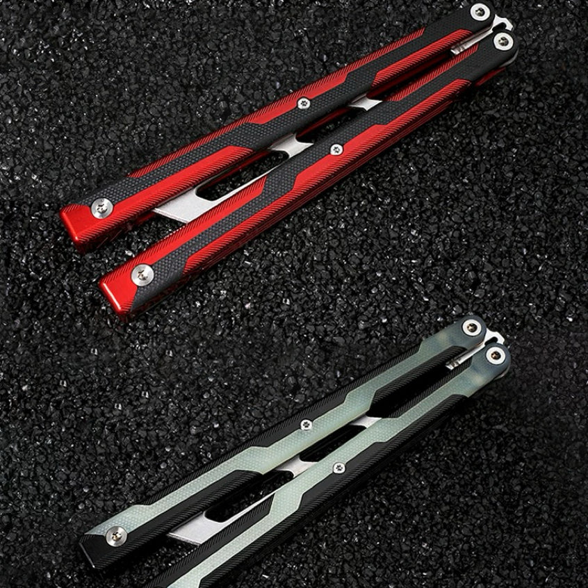 ARMED SHARK Ajax Balisong Trainer 7075 Aluminum +G10 Handle - Image 14