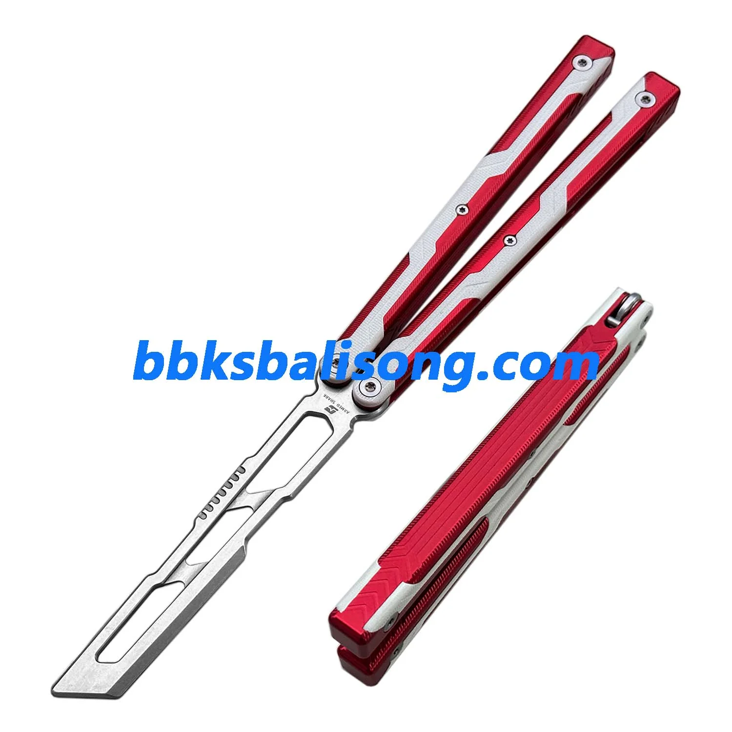 ARMED SHARK Ajax Balisong Trainer 7075 Aluminum +G10 Handle - Image 17