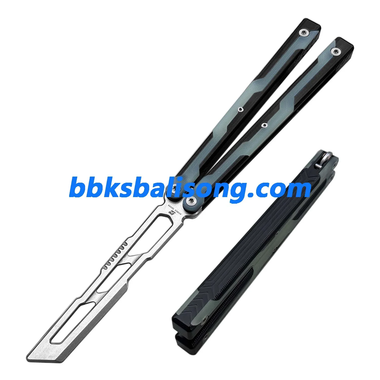 ARMED SHARK Ajax Balisong Trainer 7075 Aluminum +G10 Handle - Image 18