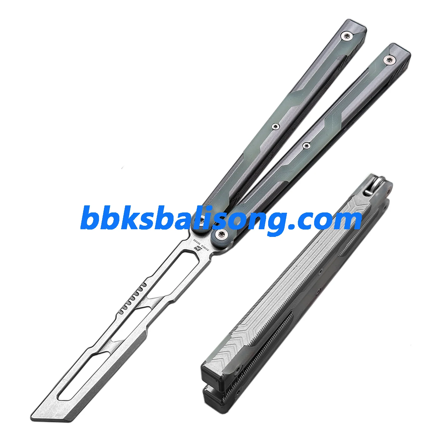 ARMED SHARK Ajax Balisong Trainer 7075 Aluminum +G10 Handle - Image 20