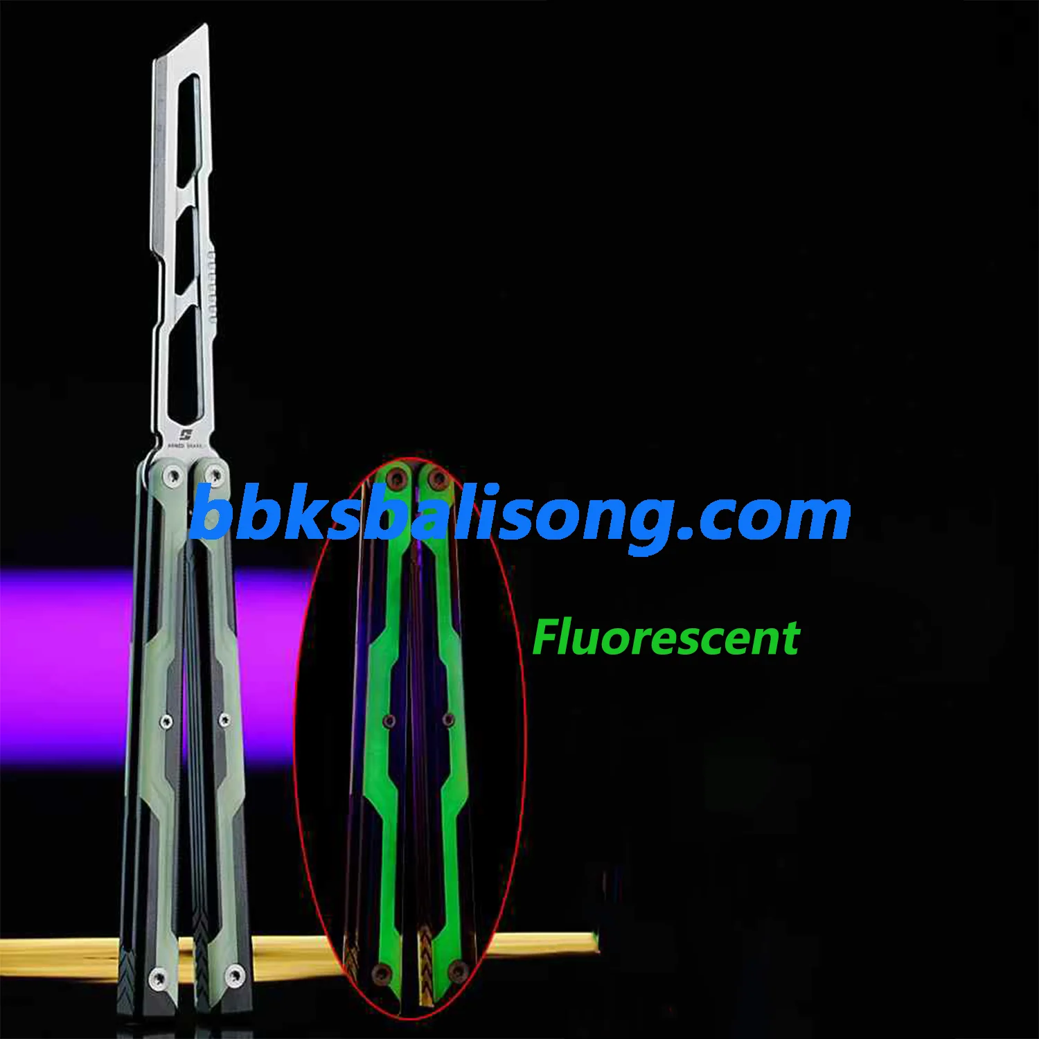 ARMED SHARK Ajax Balisong Trainer 7075 Aluminum +G10 Handle - Image 21