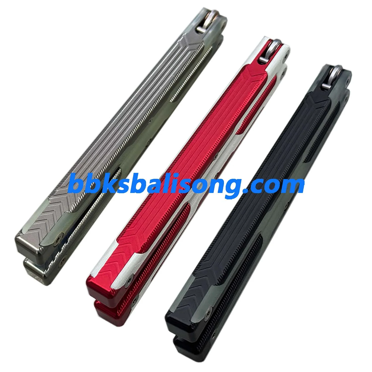 ARMED SHARK Ajax Balisong Trainer 7075 Aluminum +G10 Handle - Image 4