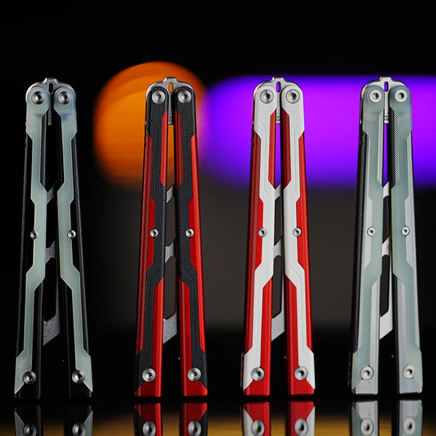 ARMED SHARK Ajax Balisong Trainer 7075 Aluminum +G10 Handle - Image 6