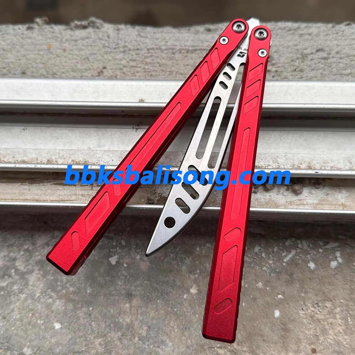 ARMED SHARK 7075 Aluminum Channel Barebones Balisong Clone - Image 16