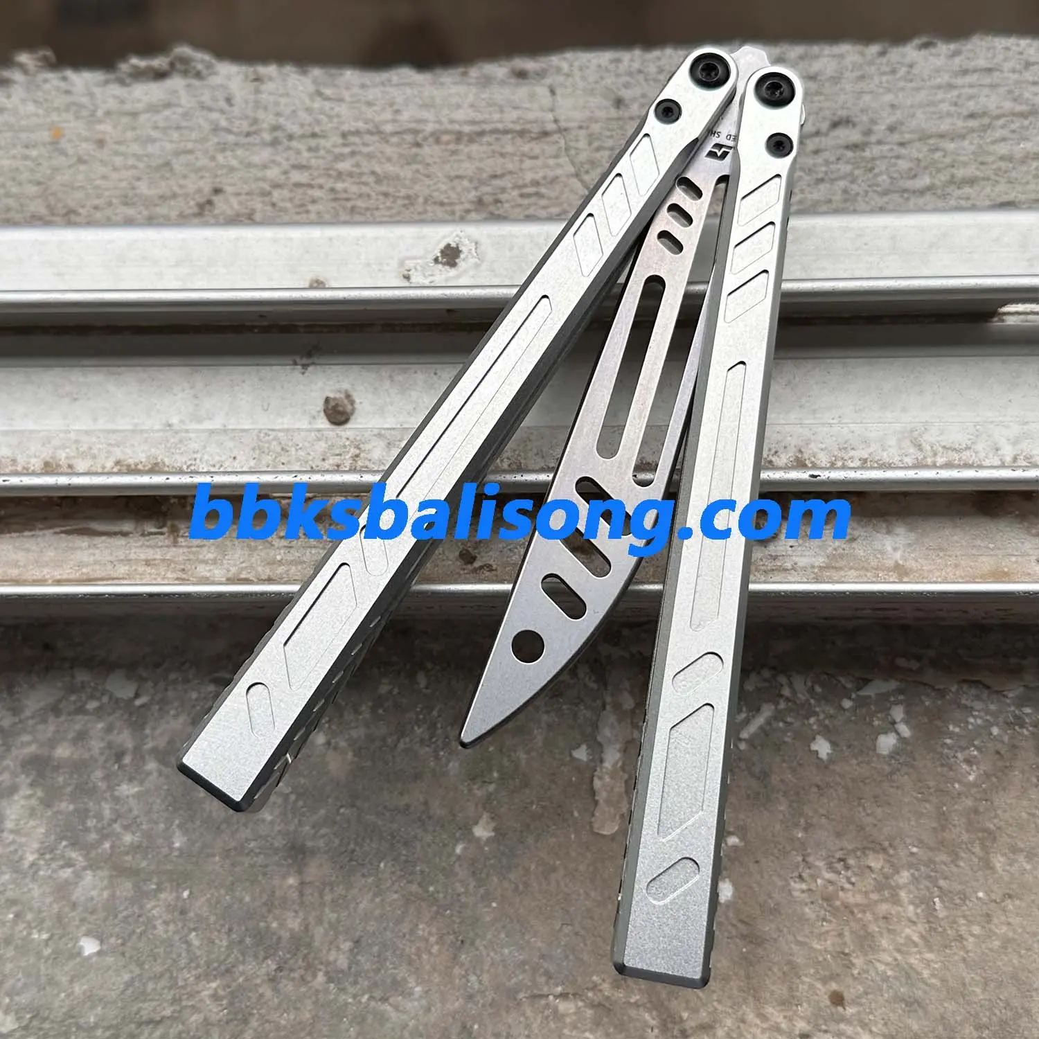 ARMED SHARK 7075 Aluminum Channel Barebones Balisong Clone - Image 18