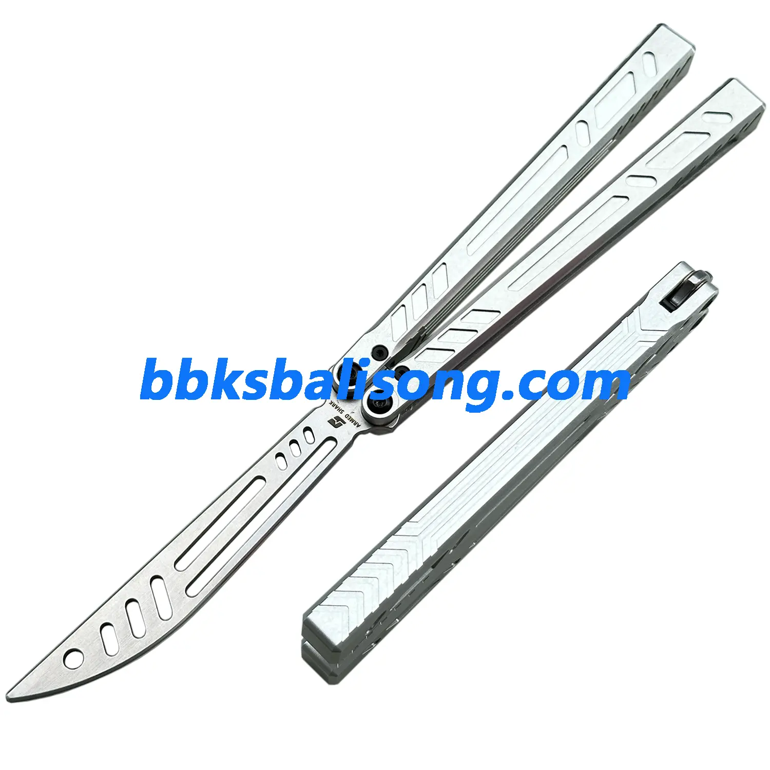 ARMED SHARK 7075 Aluminum Channel Barebones Balisong Clone - Image 32