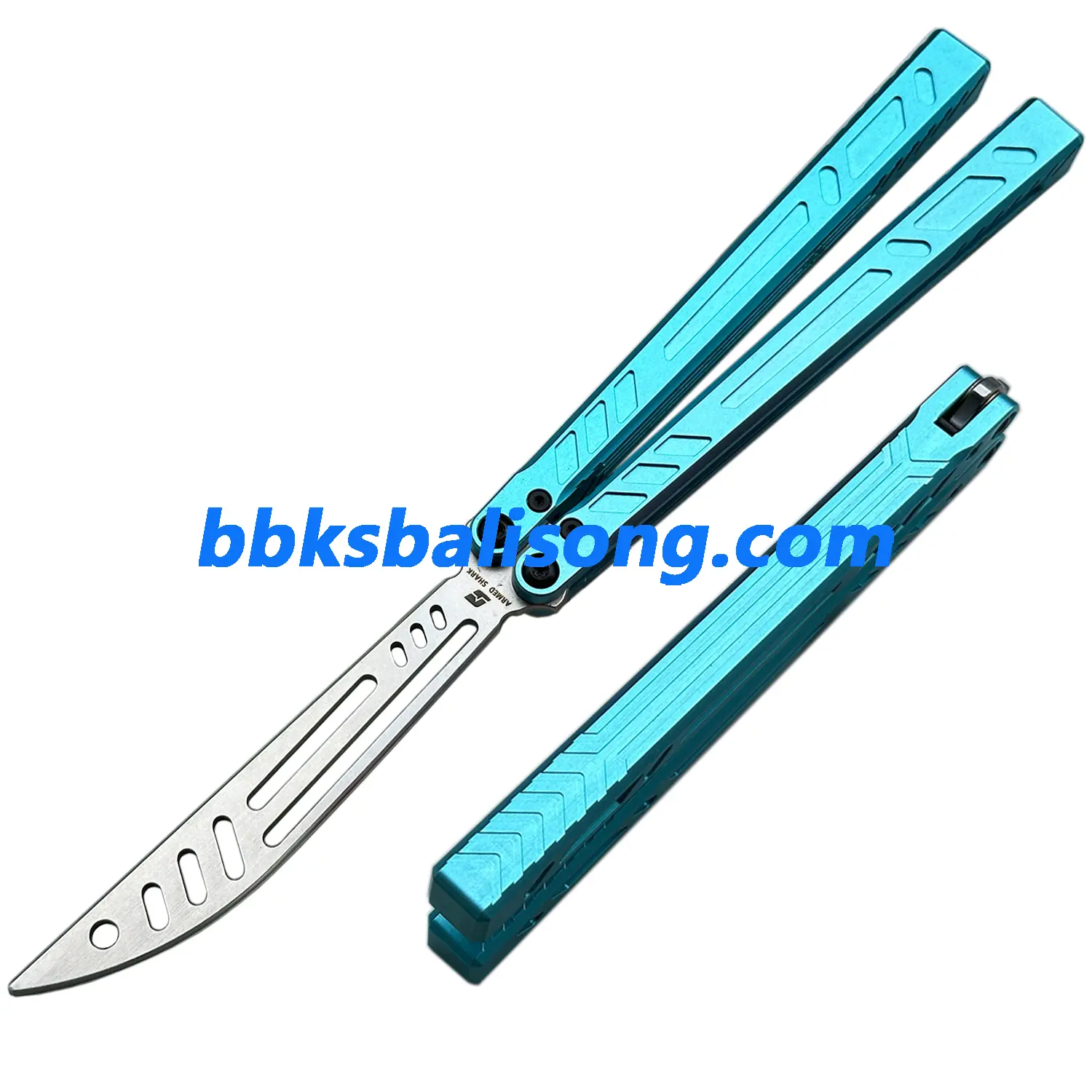 ARMED SHARK 7075 Aluminum Channel Barebones Balisong Clone - Image 34