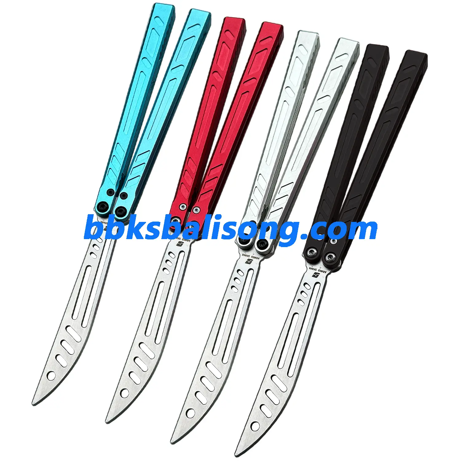 ARMED SHARK 7075 Aluminum Channel Barebones Balisong Clone - Image 4