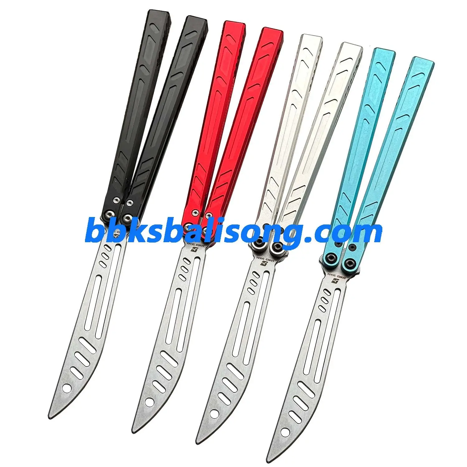 ARMED SHARK 7075 Aluminum Channel Barebones Balisong Clone - Image 6