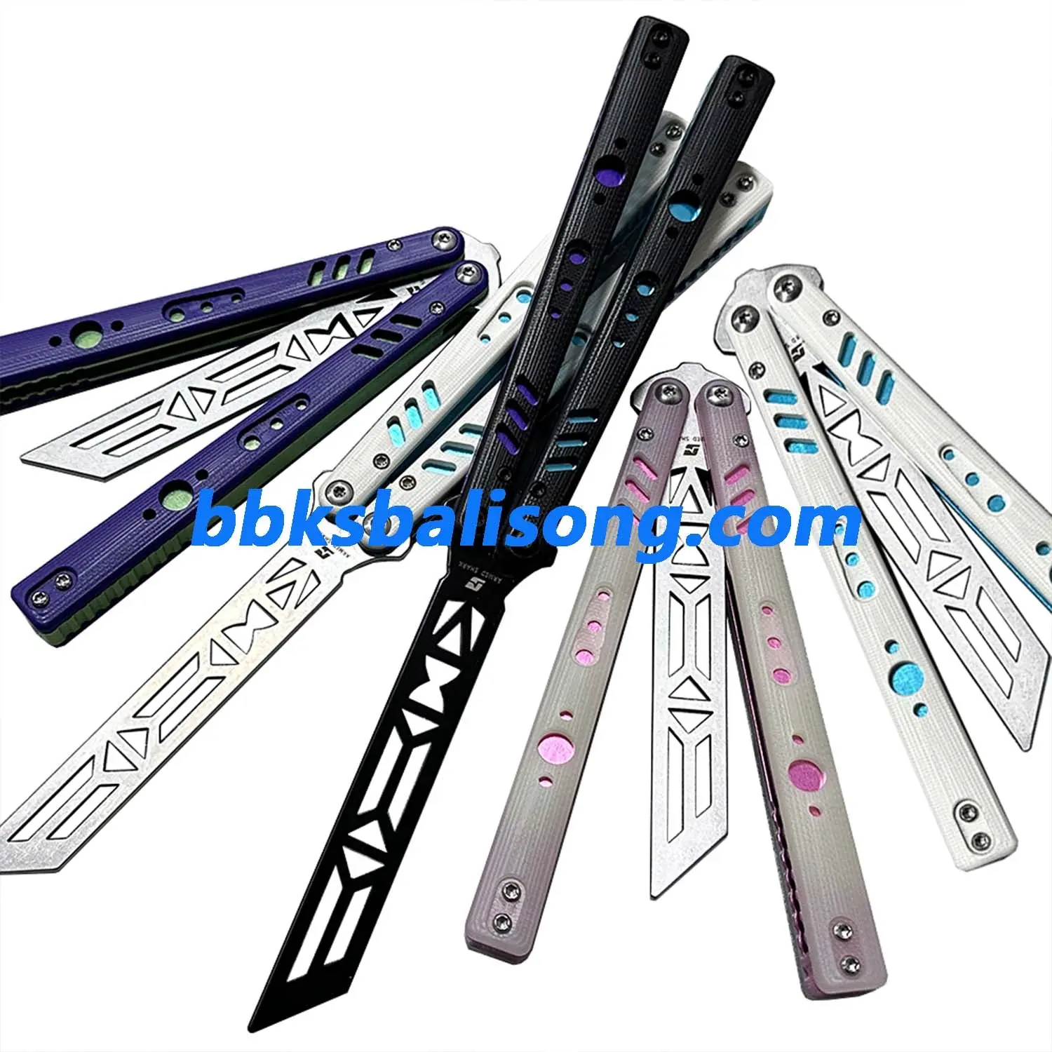 ARMED SHARK Aluminum Channel Replicant V2 Balisong Clone - Image 16