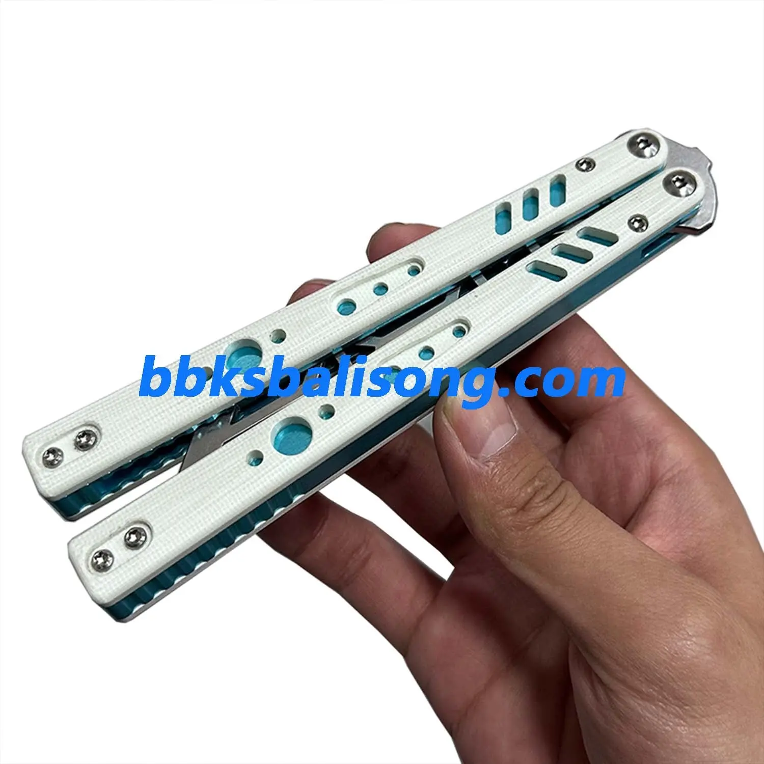 ARMED SHARK Aluminum Channel Replicant V2 Balisong Clone - Image 19