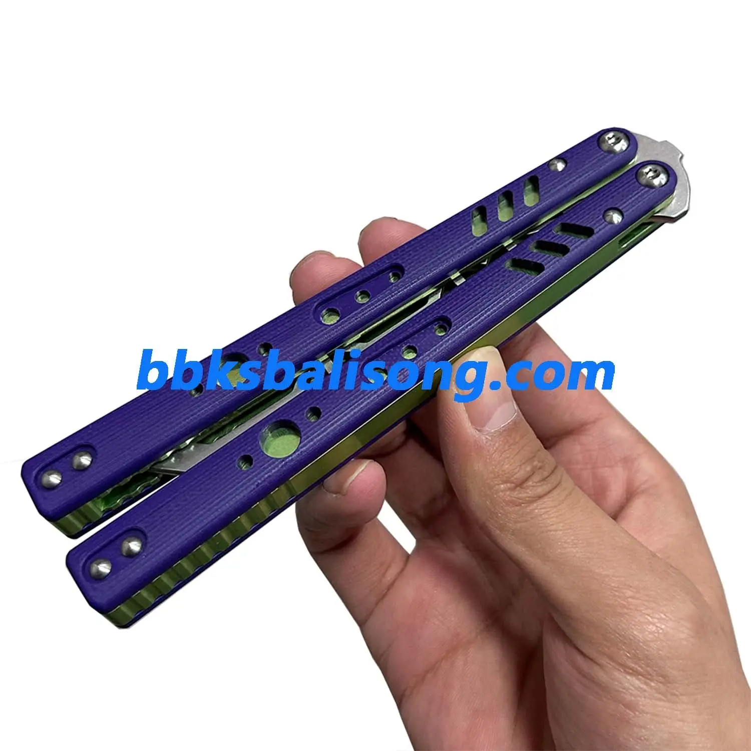 ARMED SHARK Aluminum Channel Replicant V2 Balisong Clone - Image 20