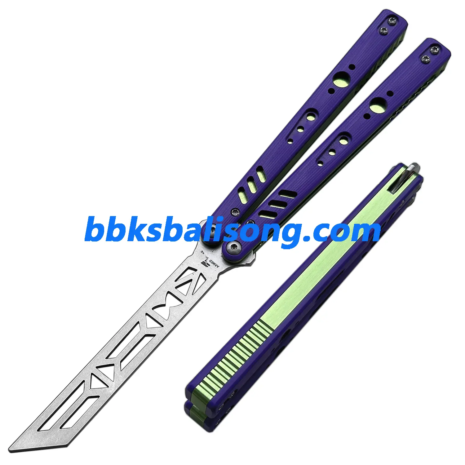 ARMED SHARK Aluminum Channel Replicant V2 Balisong Clone - Image 24