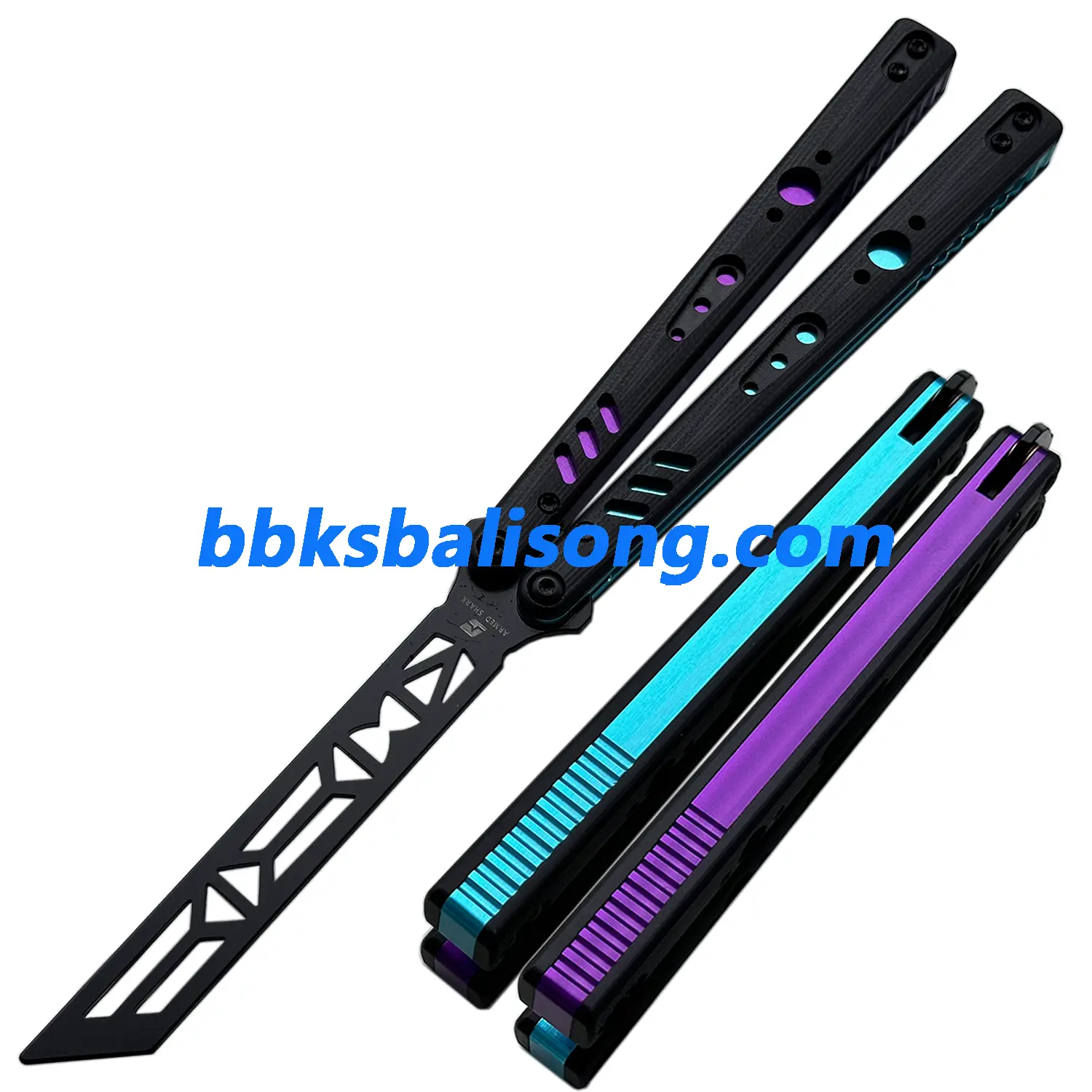 ARMED SHARK Aluminum Channel Replicant V2 Balisong Clone - Image 25
