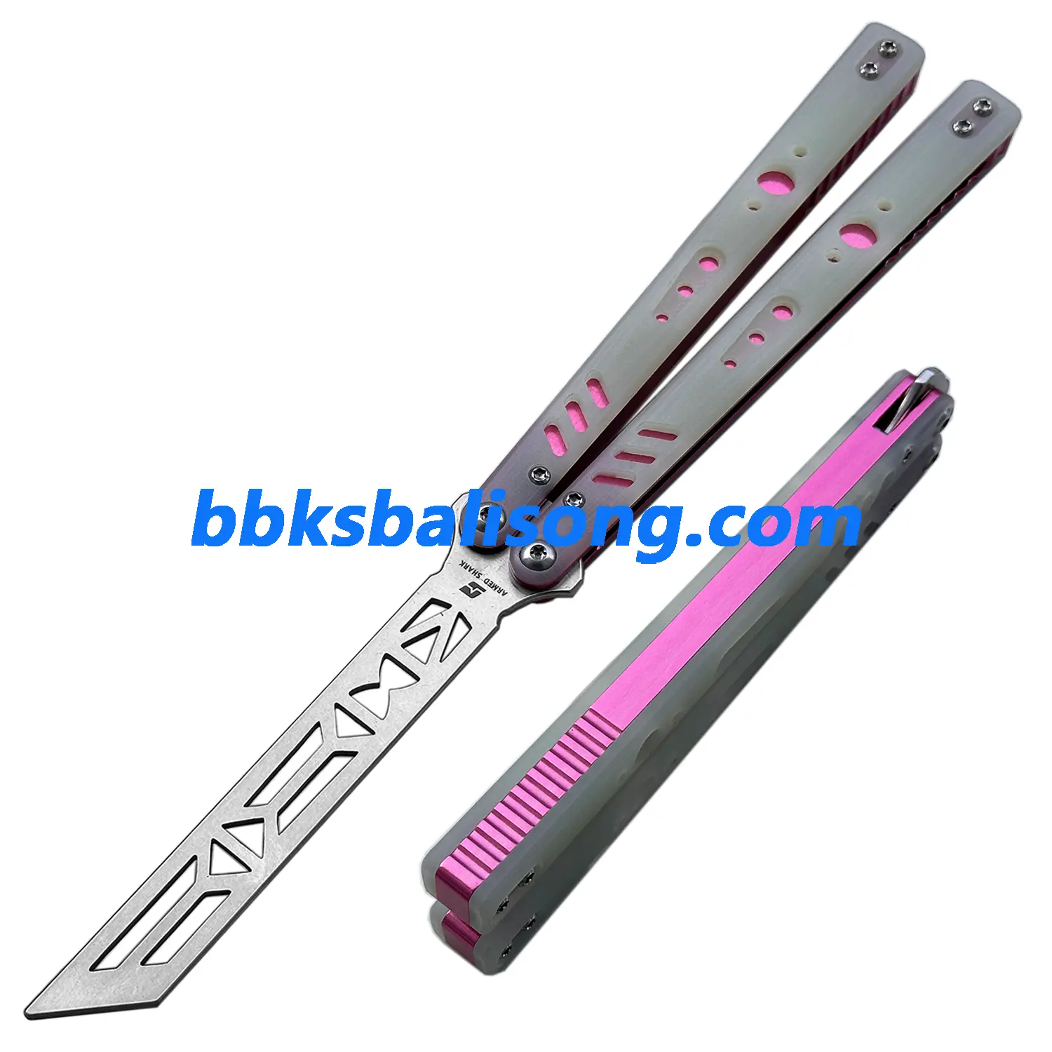 ARMED SHARK Aluminum Channel Replicant V2 Balisong Clone - Image 27
