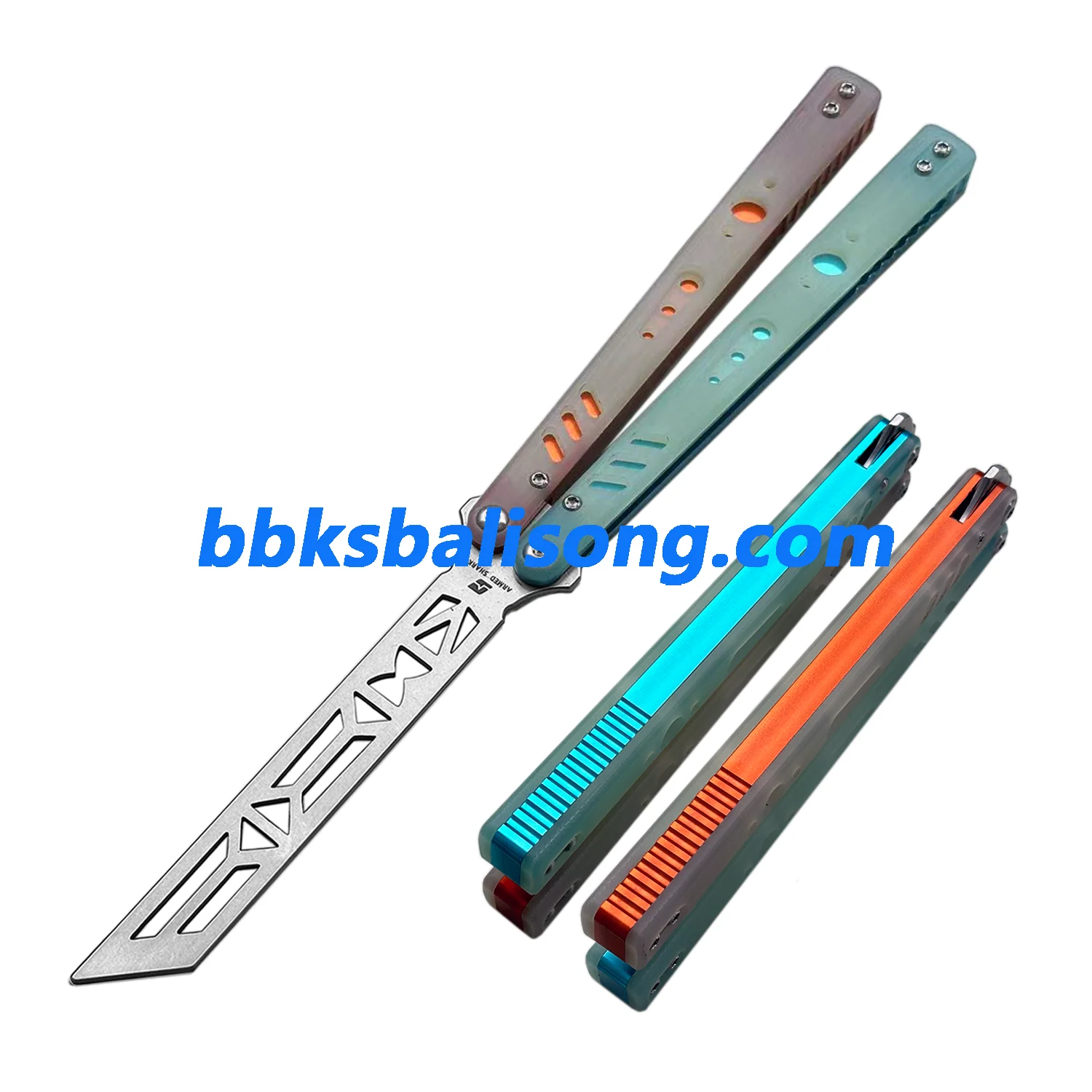 ARMED SHARK Aluminum Channel Replicant V2 Balisong Clone - Image 29