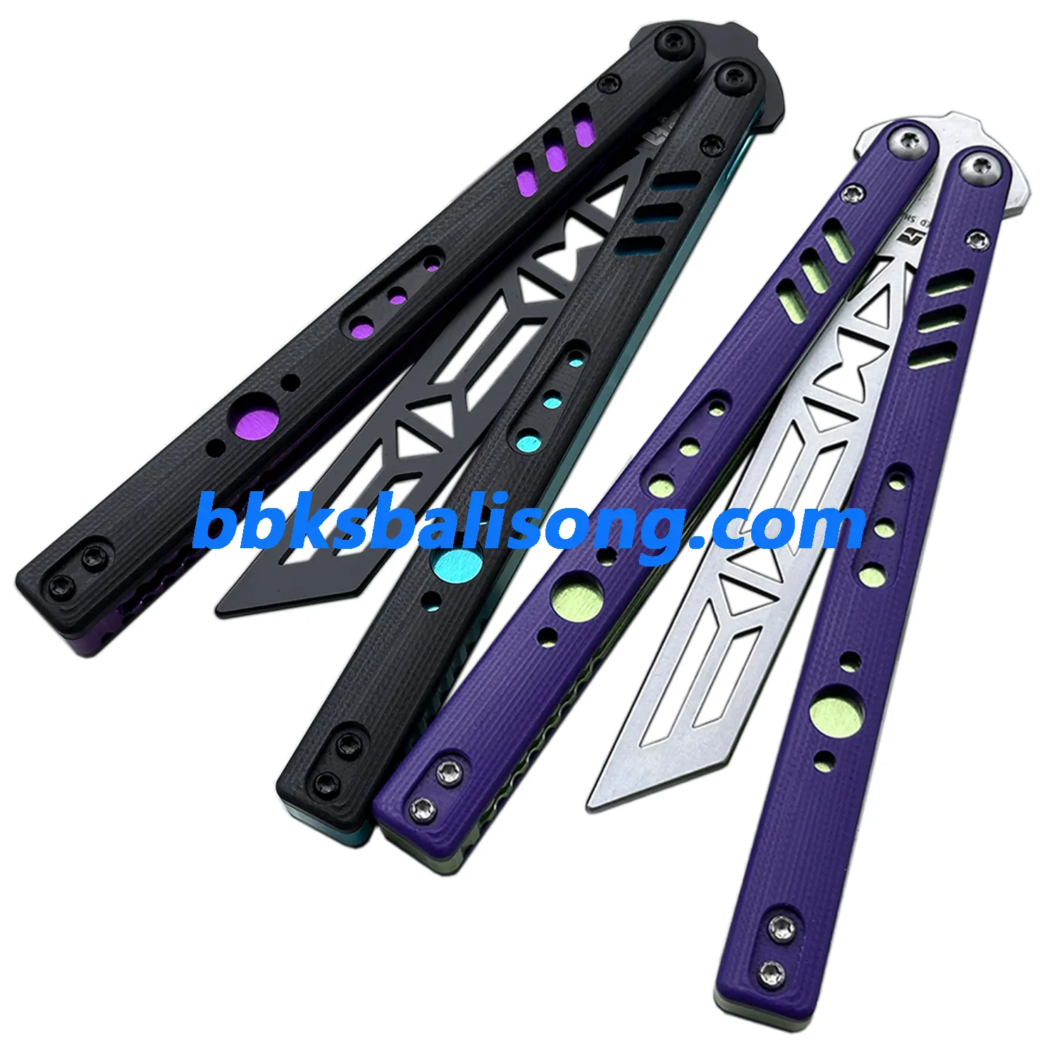 ARMED SHARK Aluminum Channel Replicant V2 Balisong Clone - Image 7