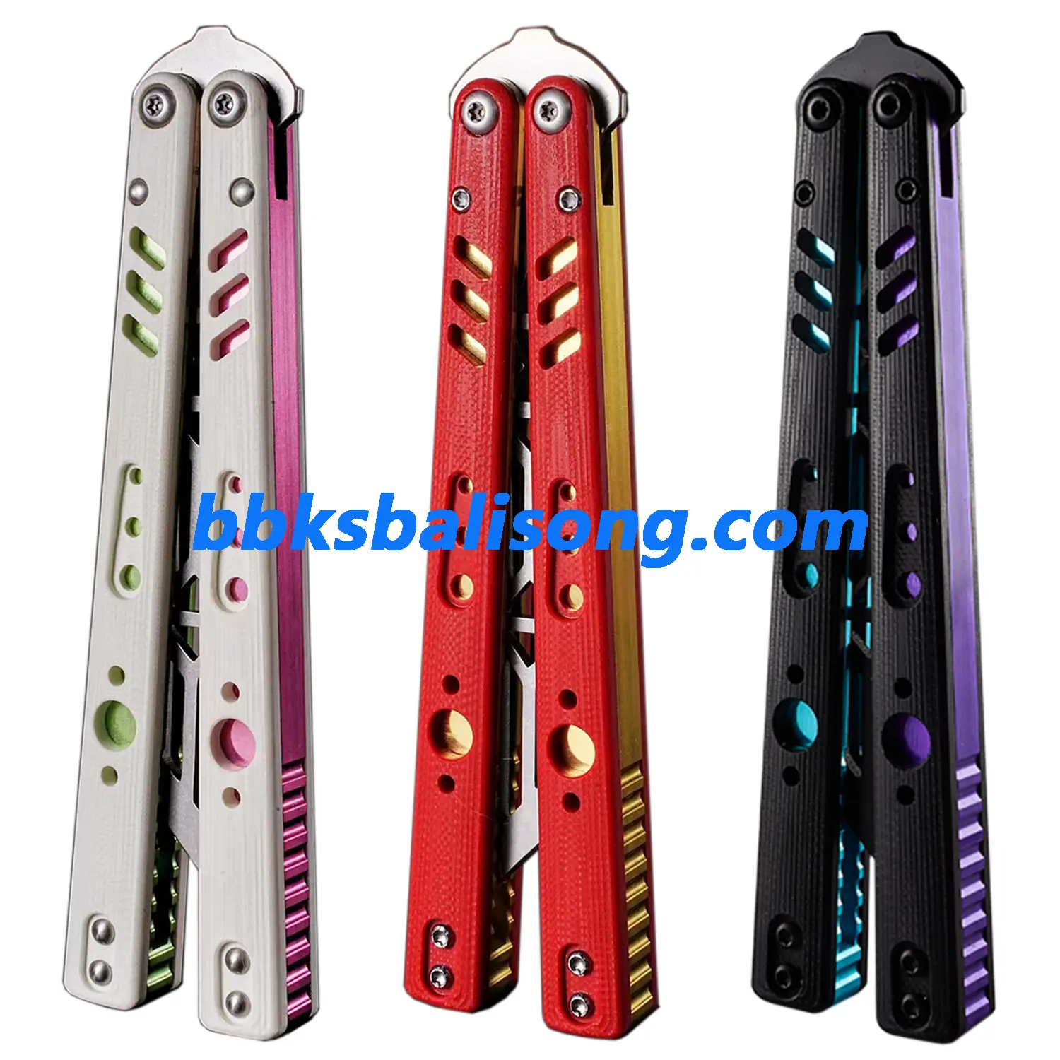 ARMED SHARK Aluminum Channel Replicant V2 Balisong Clone - Image 9