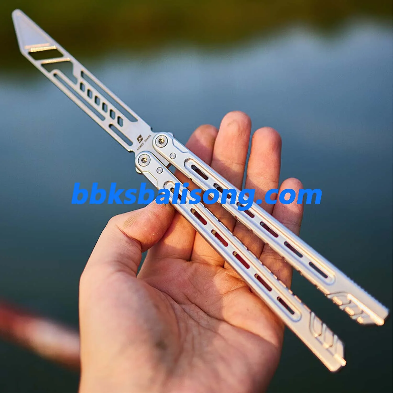 ARMED SHARK Athena Balisong Trainer 7075 Aluminum - Image 11