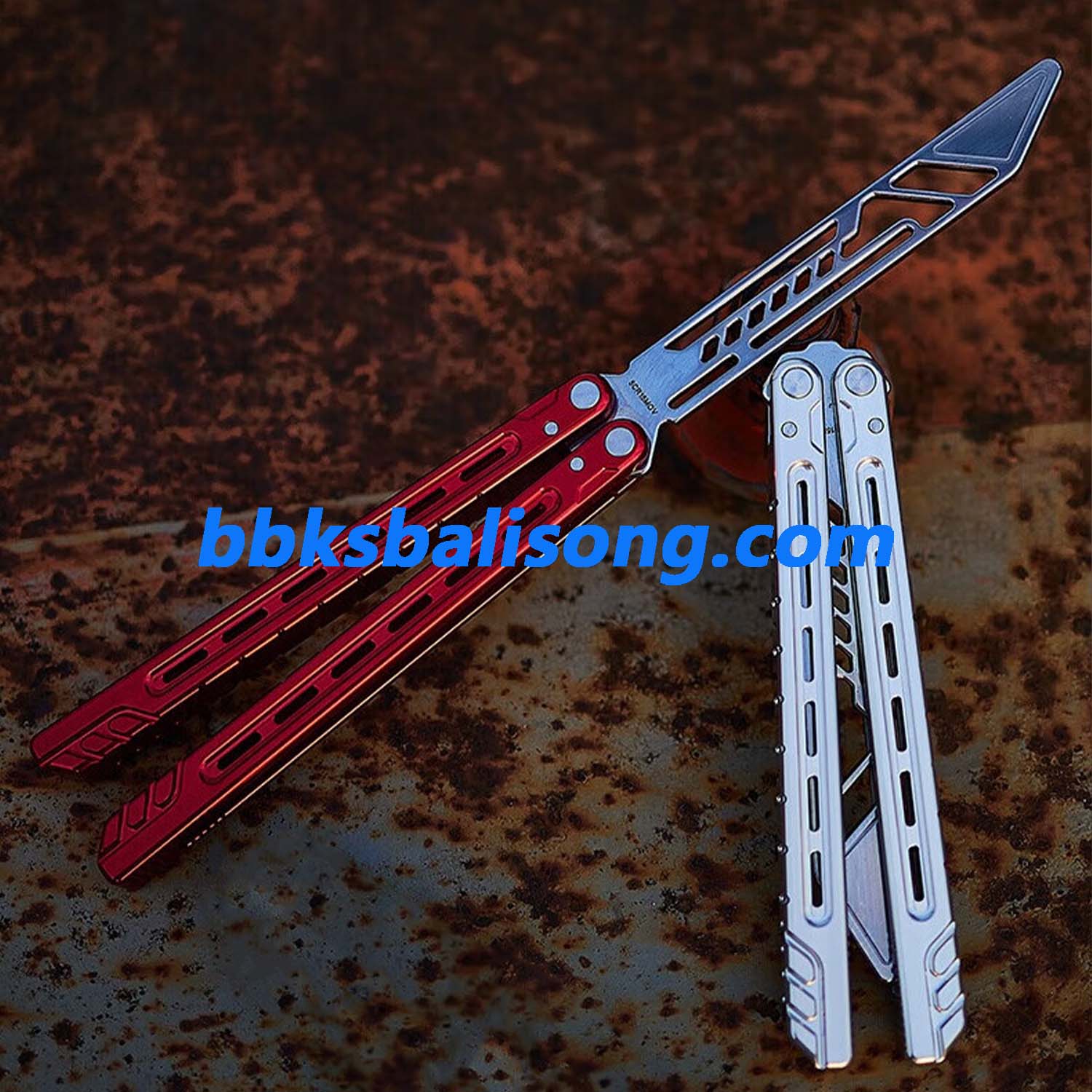 ARMED SHARK Athena Balisong Trainer 7075 Aluminum - Image 13