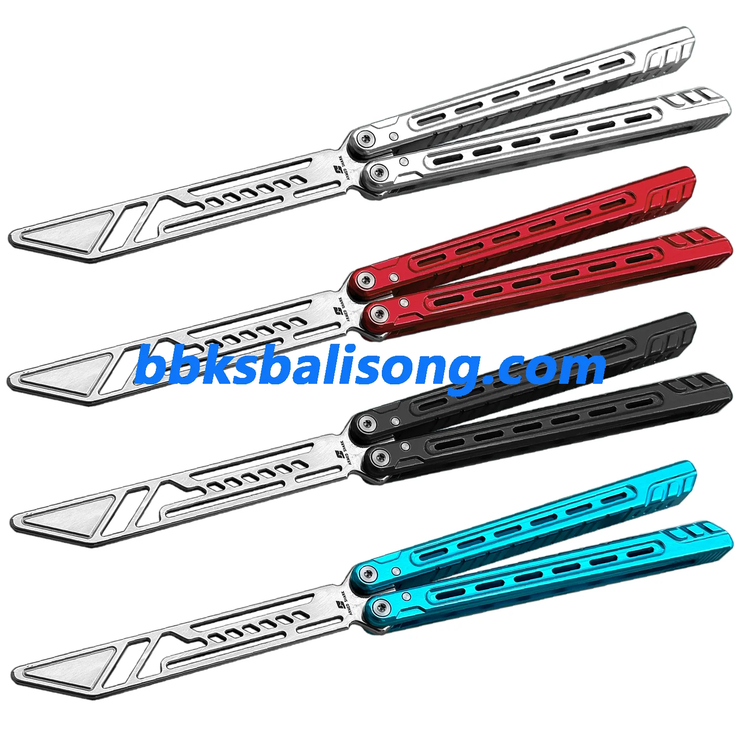 ARMED SHARK Athena Balisong Trainer 7075 Aluminum - Image 2