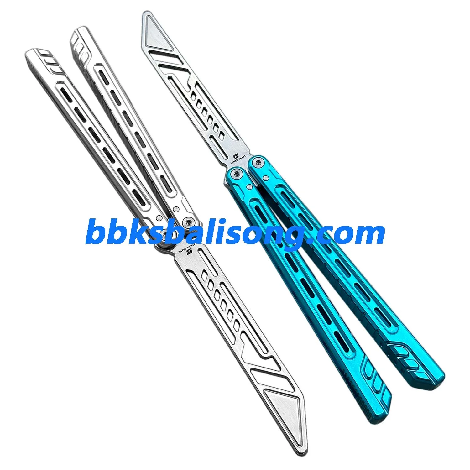 ARMED SHARK Athena Balisong Trainer 7075 Aluminum - Image 3