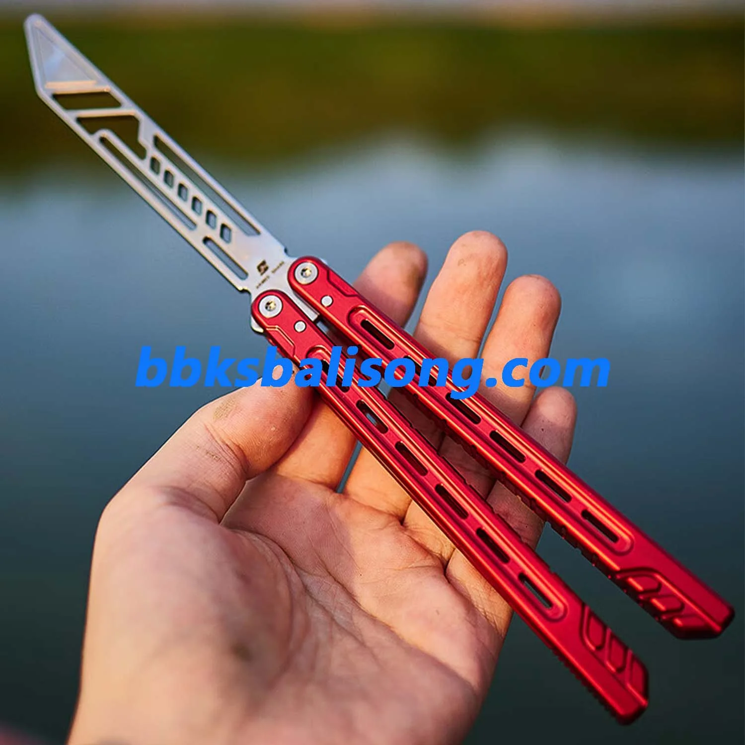 ARMED SHARK Athena Balisong Trainer 7075 Aluminum - Image 9