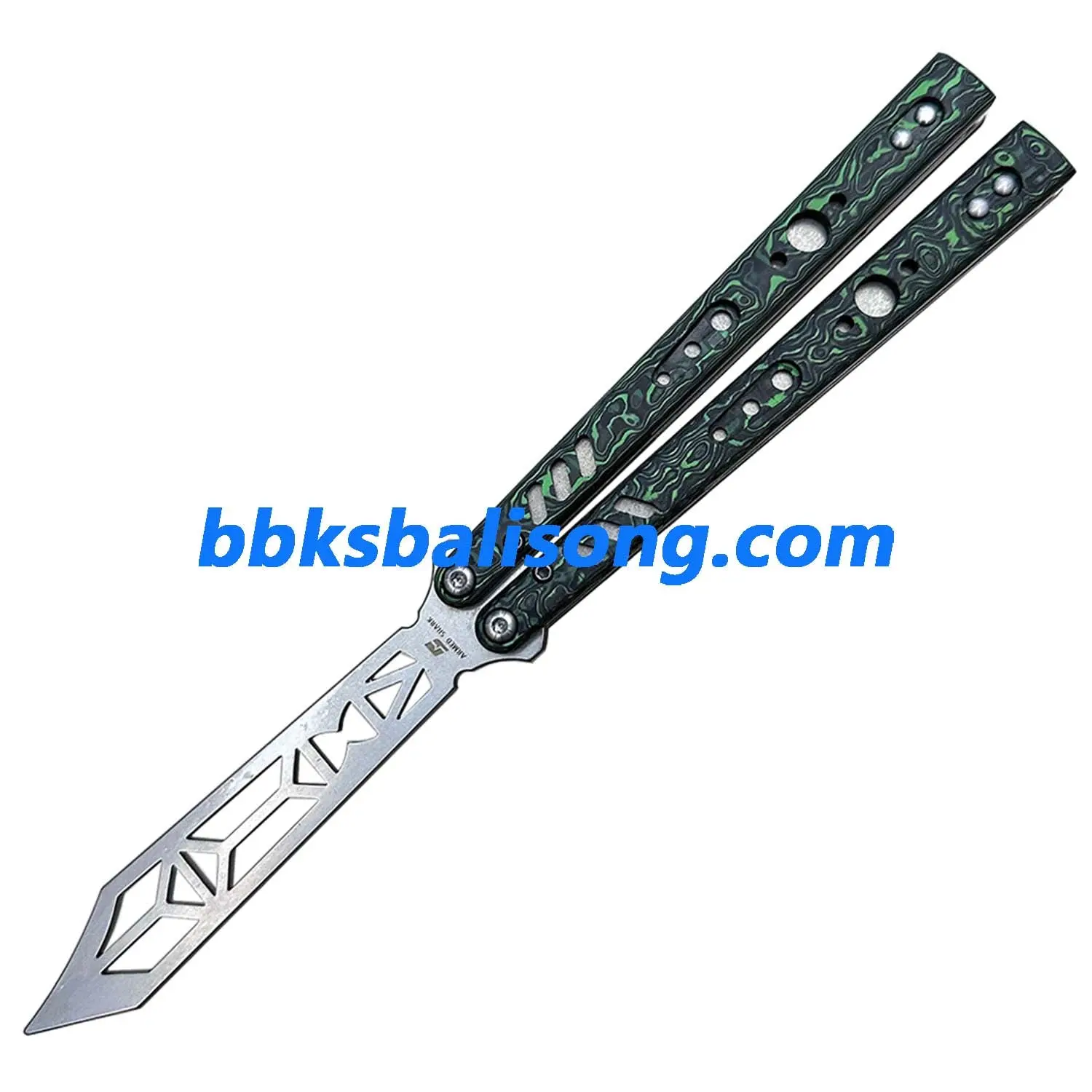 ARMED SHARK BRS Replicant (REP) Balisong Clone Titanium+G10 Handle - Image 12