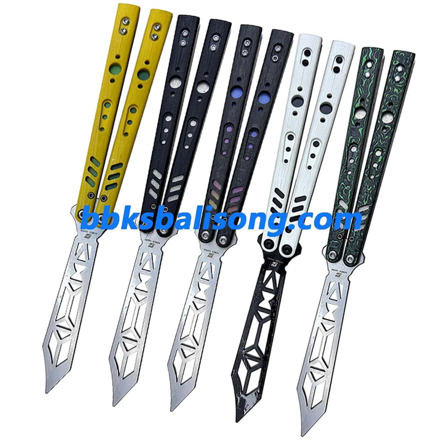 ARMED SHARK BRS Replicant (REP) Balisong Clone Titanium+G10 Handle - Image 14