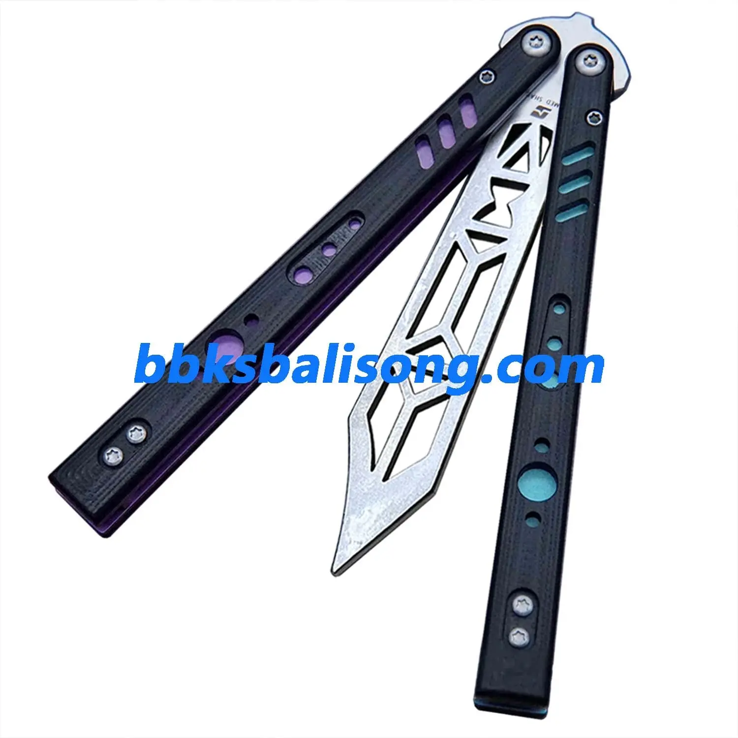 ARMED SHARK BRS Replicant (REP) Balisong Clone Titanium+G10 Handle - Image 15