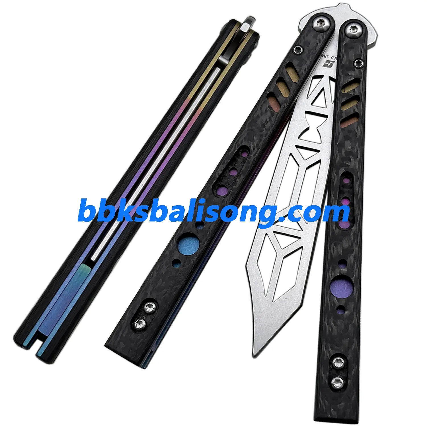 ARMED SHARK BRS Replicant (REP) Balisong Clone Titanium+G10 Handle - Image 18