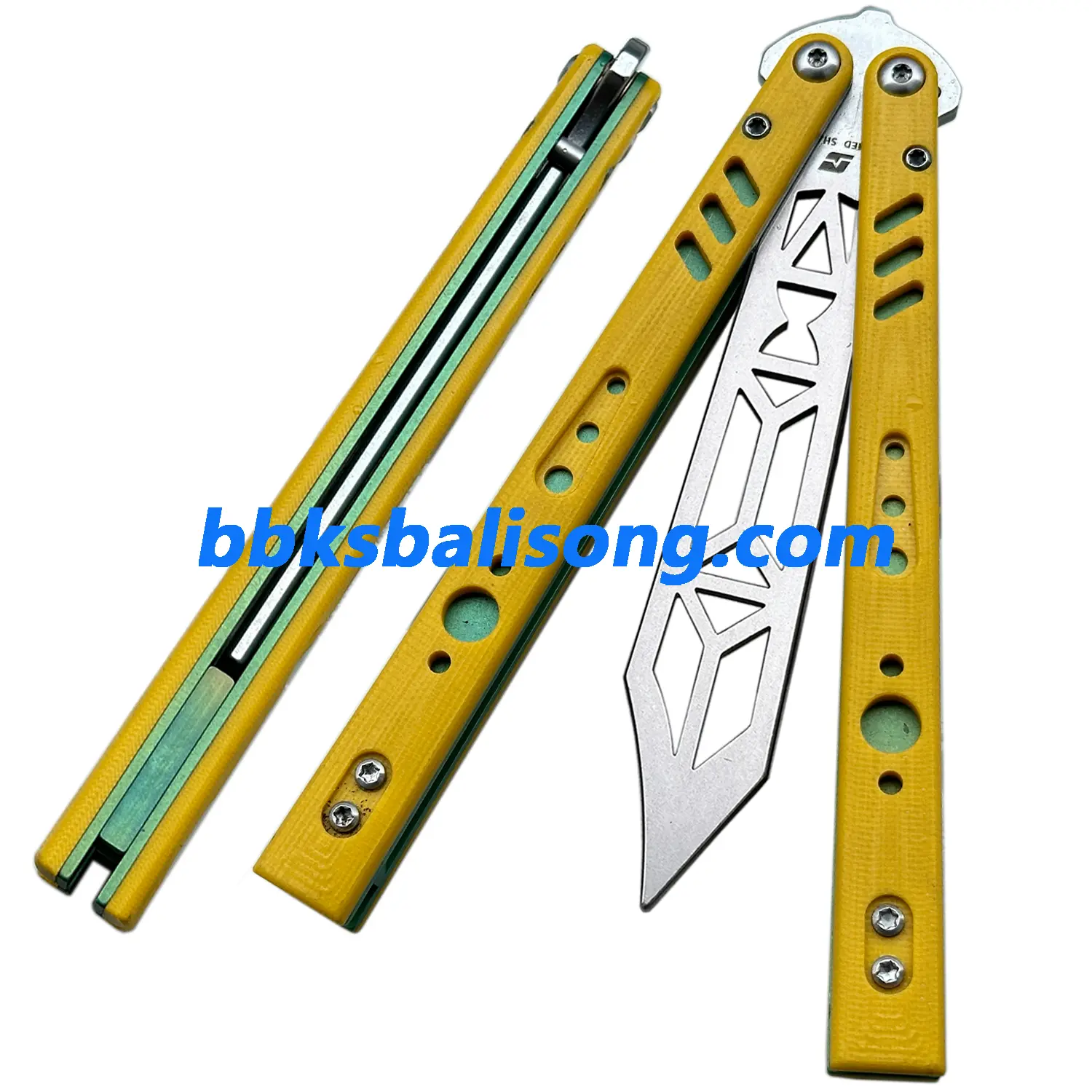 ARMED SHARK BRS Replicant (REP) Balisong Clone Titanium+G10 Handle - Image 20