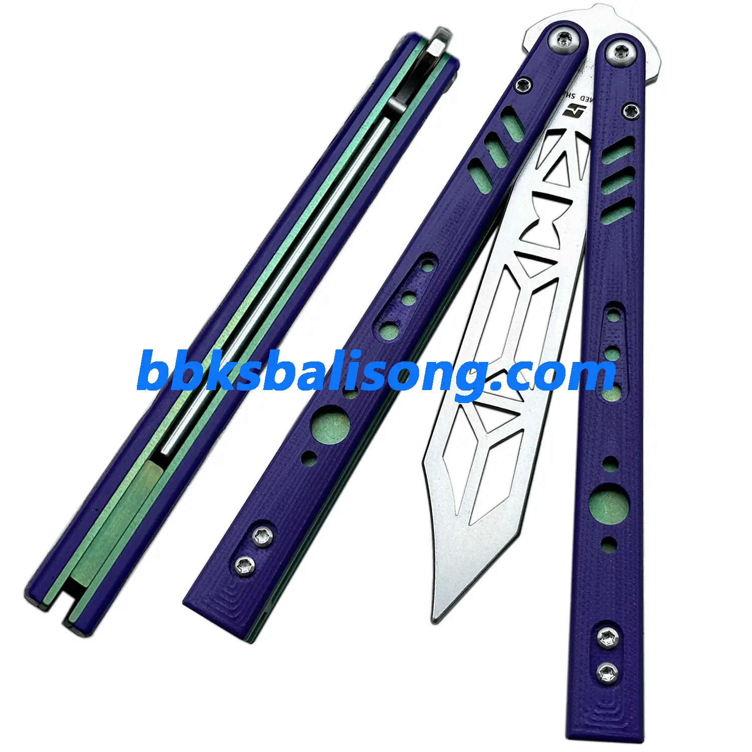 ARMED SHARK BRS Replicant (REP) Balisong Clone Titanium+G10 Handle - Image 21