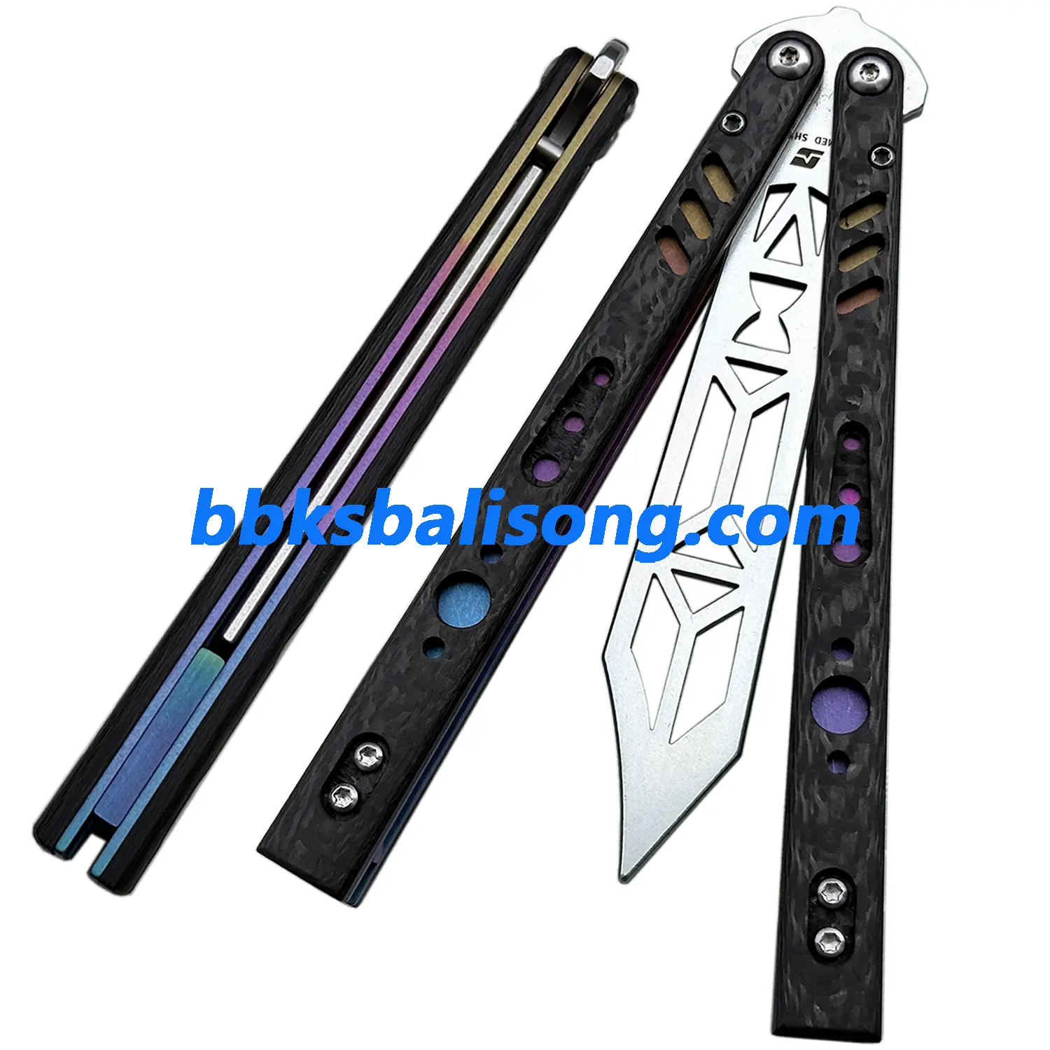 ARMED SHARK BRS Replicant (REP) Balisong Clone Titanium+G10 Handle - Image 22