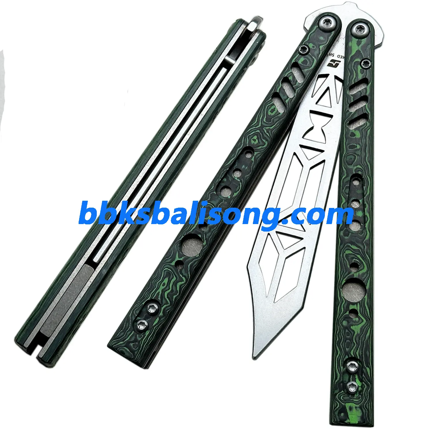 ARMED SHARK BRS Replicant (REP) Balisong Clone Titanium+G10 Handle - Image 23