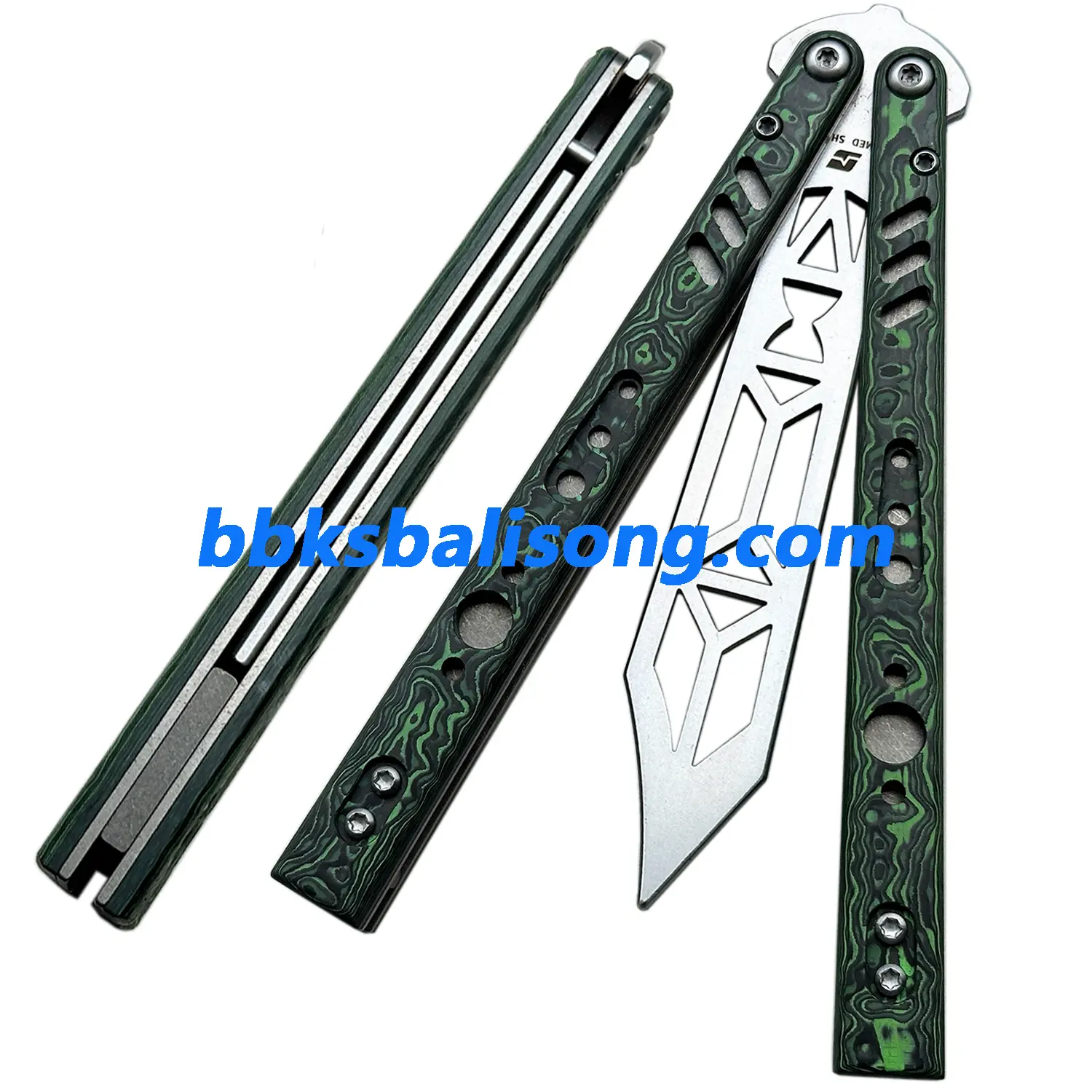 ARMED SHARK BRS Replicant (REP) Balisong Clone Titanium+G10 Handle - Image 24