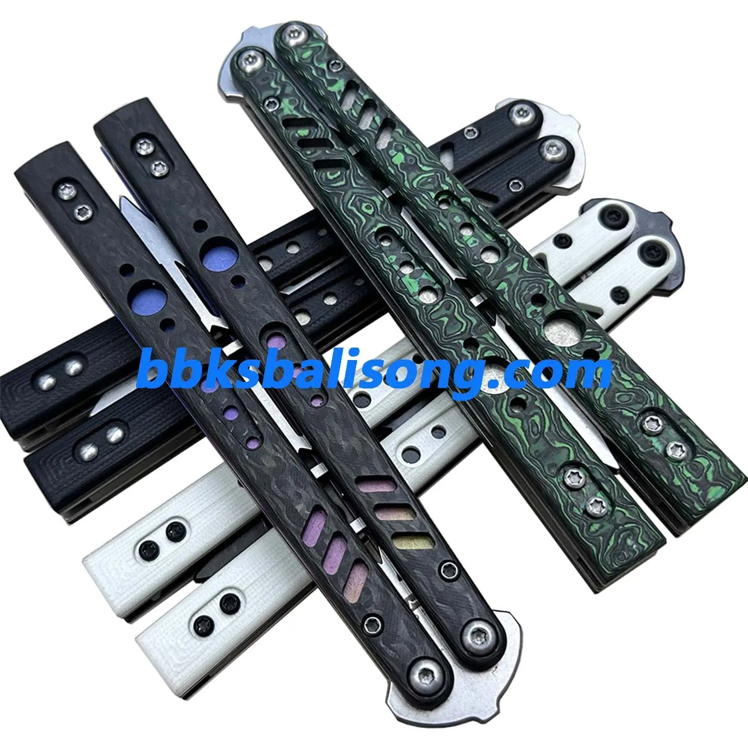 ARMED SHARK BRS Replicant (REP) Balisong Clone Titanium+G10 Handle - Image 3