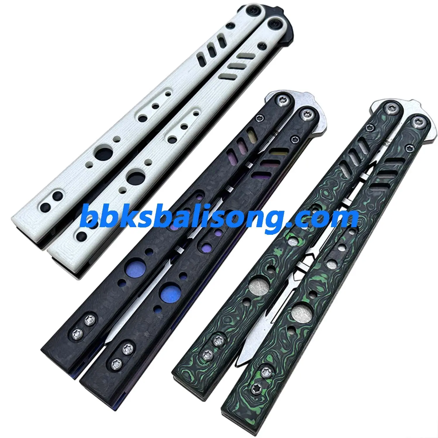 ARMED SHARK BRS Replicant (REP) Balisong Clone Titanium+G10 Handle - Image 4