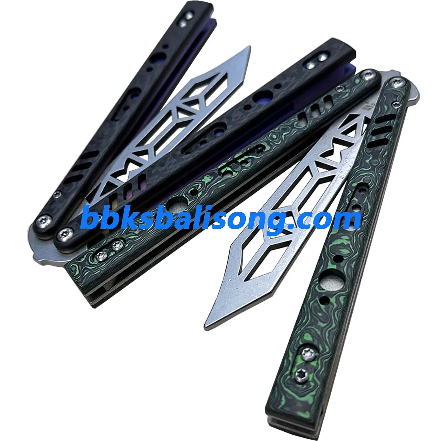 ARMED SHARK BRS Replicant (REP) Balisong Clone Titanium+G10 Handle - Image 5