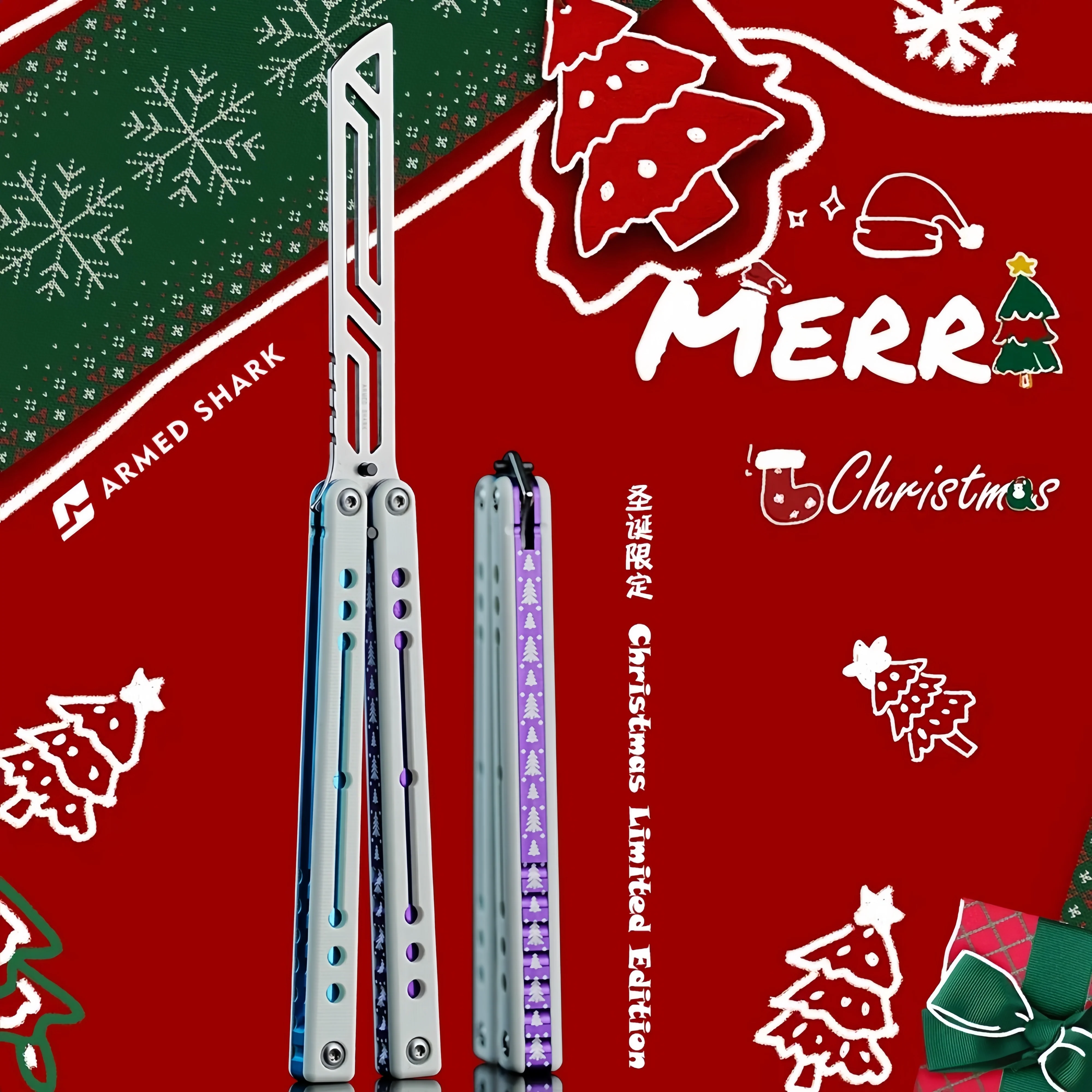 ARMED SHARK Christmas Limited Balisong Colors - Image 22