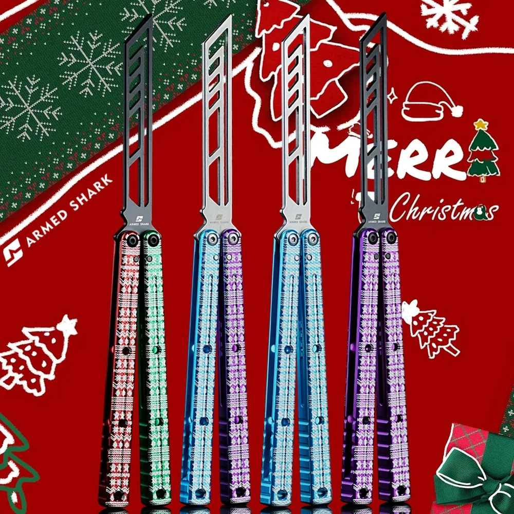 ARMED SHARK Christmas Limited Balisong Colors - Image 3