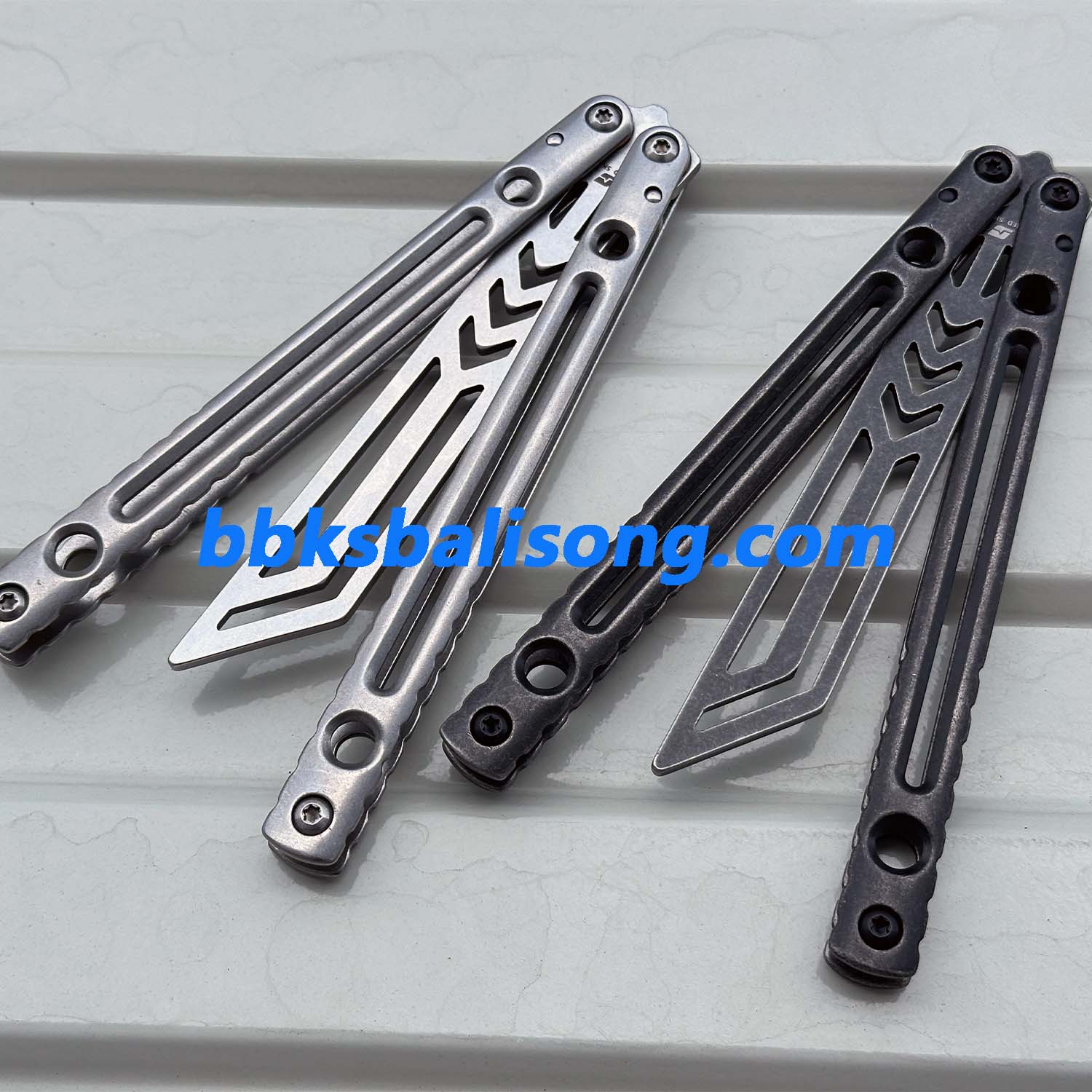 ARMED SHARK Danger Wanderer Balisong Trainer Bushings System Stainless steel Handle - Image 17