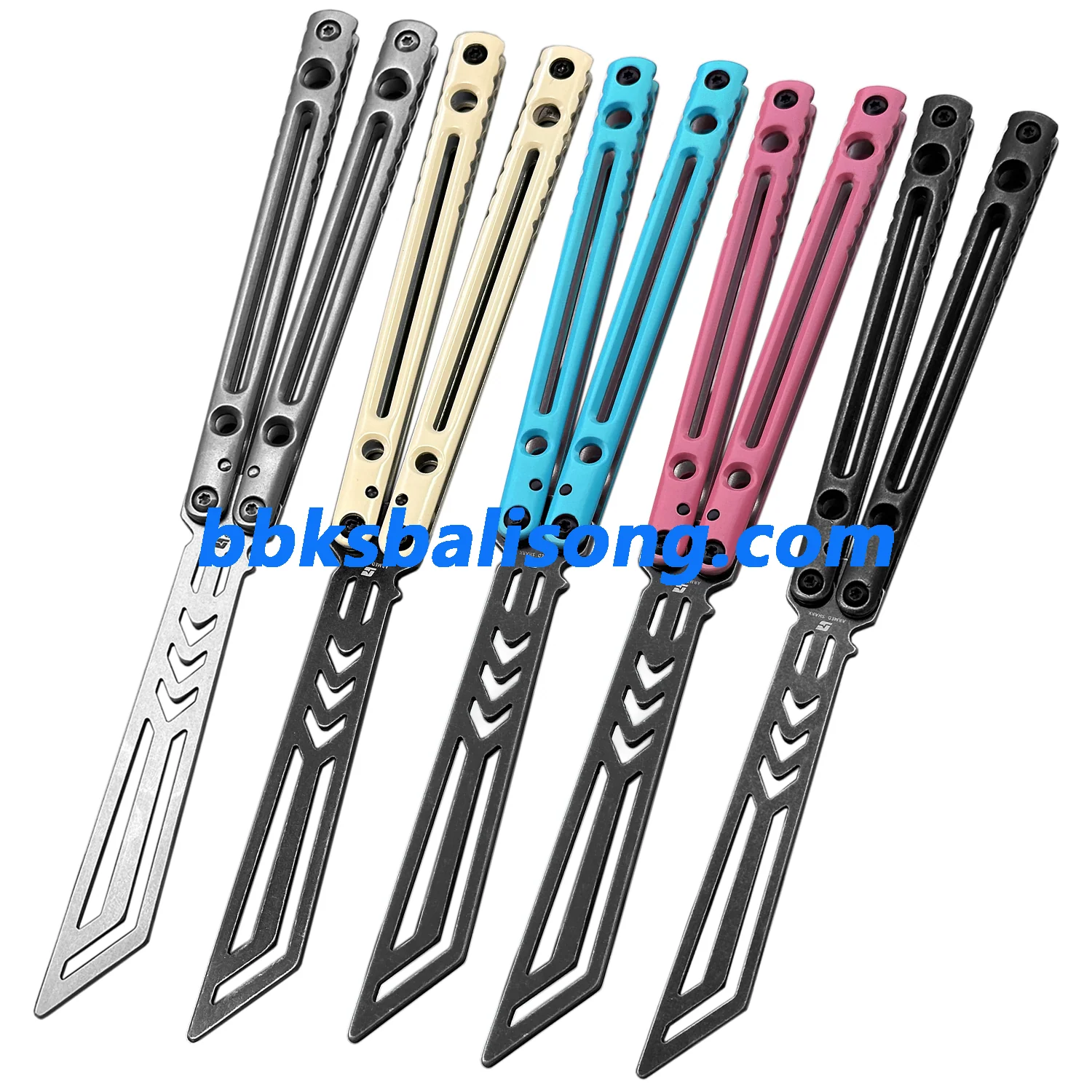 ARMED SHARK Danger Wanderer Balisong Trainer Bushings System Stainless steel Handle - Image 3