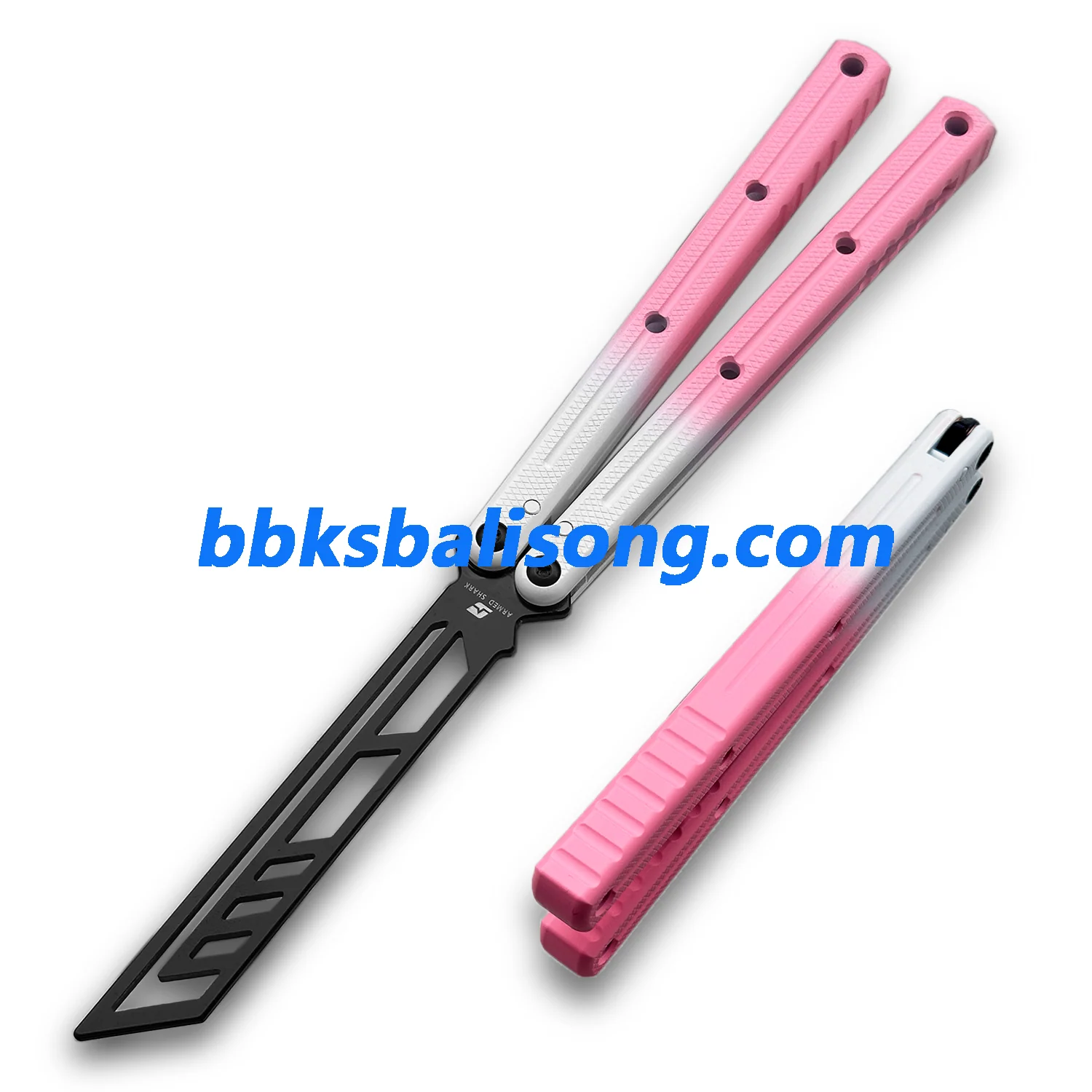 ARMED SHARK Krake Raken (Kraken) V3 Balisong Clone 7075 Aluminum Handle - Image 45