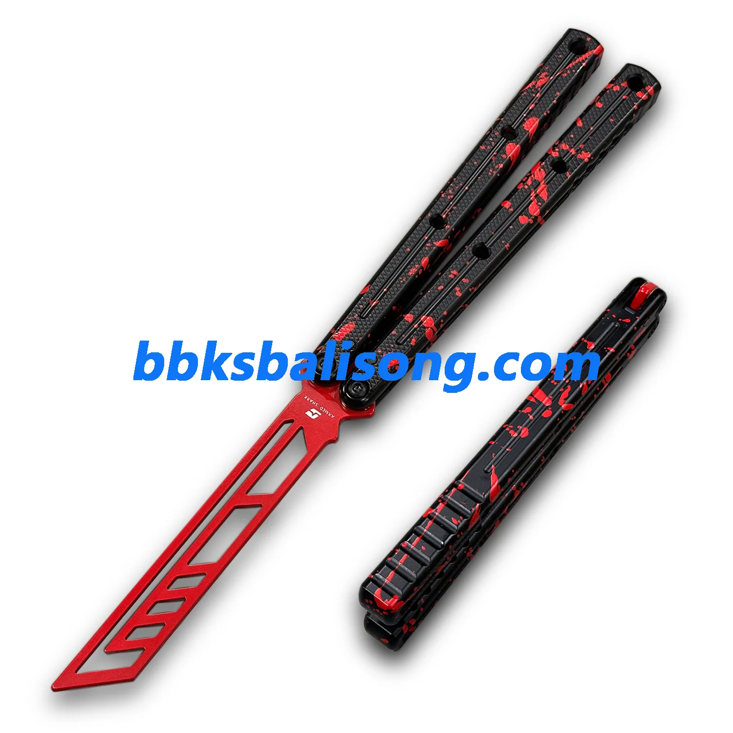 ARMED SHARK Krake Raken (Kraken) V3 Balisong Clone 7075 Aluminum Handle - Image 43