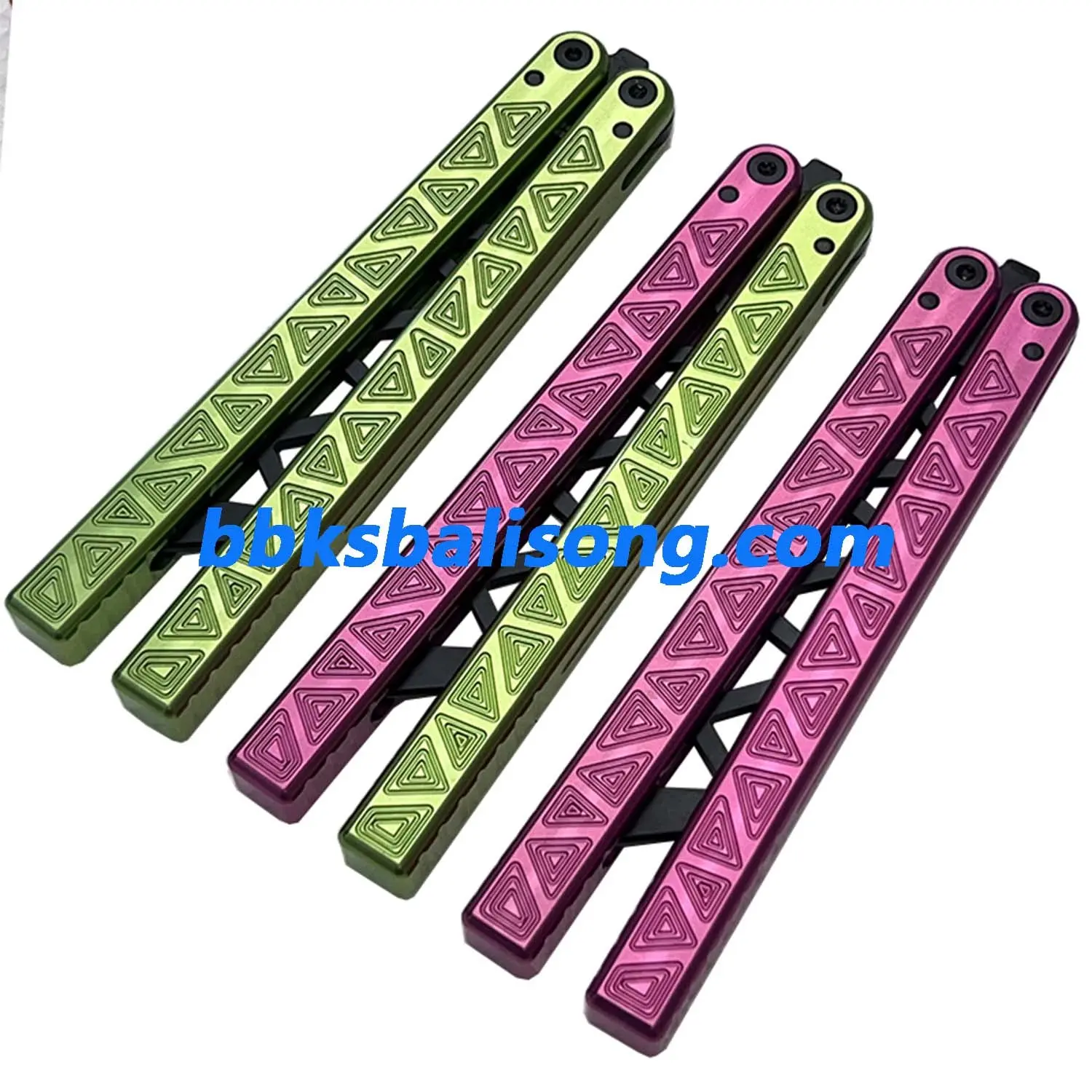 ARMED SHARK Glidr Original 4 Balisong Clone 7075 Aluminum Handle - Image 11