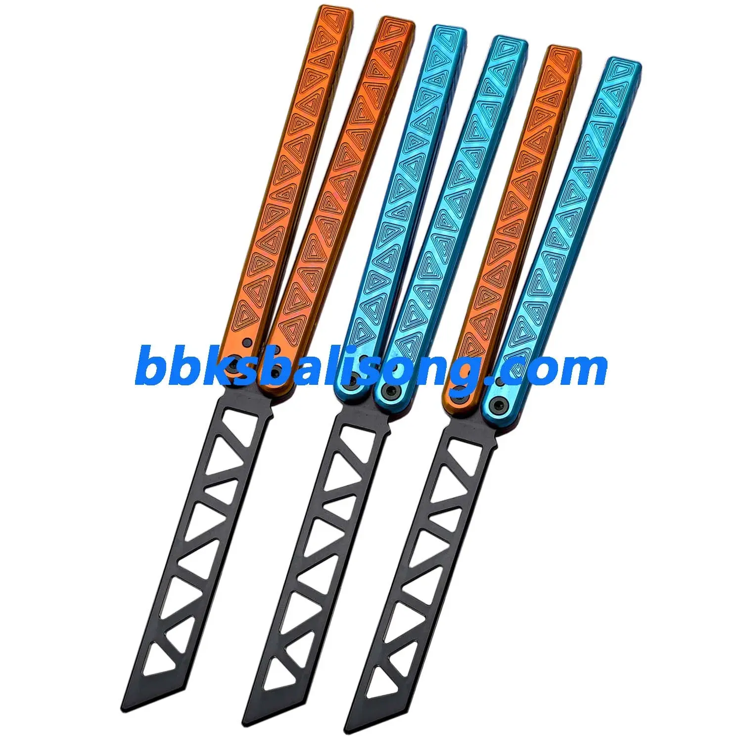 ARMED SHARK Glidr Original 4 Balisong Clone 7075 Aluminum Handle - Image 3