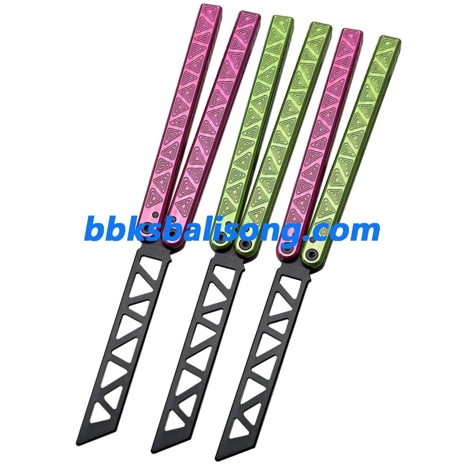 ARMED SHARK Glidr Original 4 Balisong Clone 7075 Aluminum Handle - Image 5